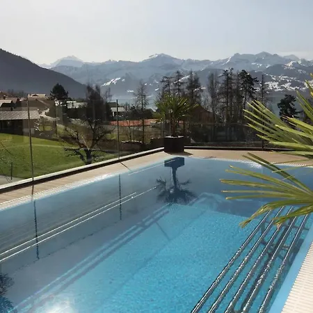Panorama Boutique Apartment With Complimentary Spa Access At Solbad Hotel Sigriswil Exterior photo